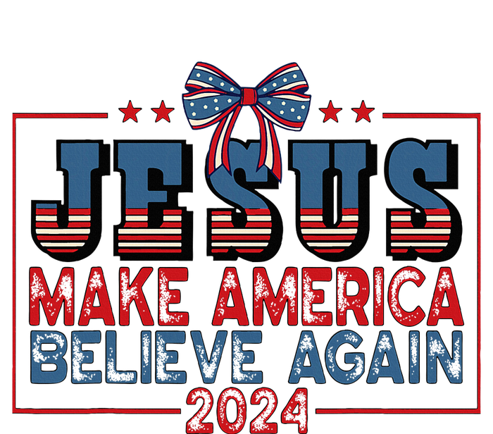 Jesus Make America Believe Again 2024 Election Usa 2024 Kids Long Sleeve Shirt