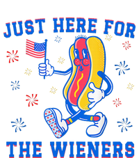 IM Just Here For The Wieners 4th Of July Funny Hot Dog Button