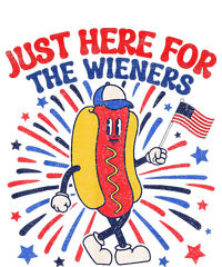 IM Just Here For The Wieners 4th Of July Funny Hot Dog Kids Long Sleeve Shirt