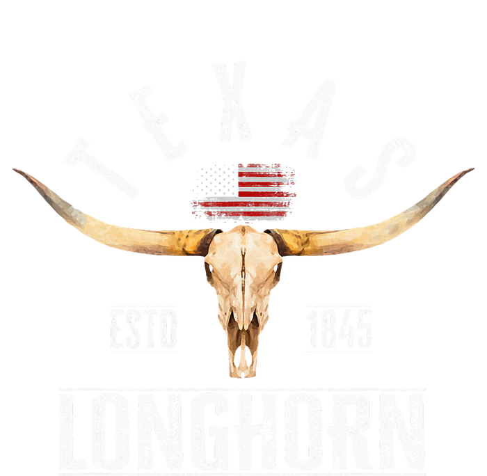 Texas 1845 Vintage With Longhorn Cattle Breed T-Shirt