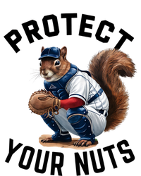 Funny Squirrel Catcher Baseball Lover Protect Your Nuts Gift Insulated Varsity Jacket