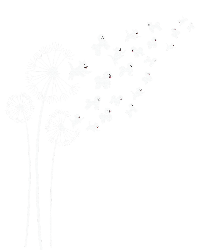 Bichon Frise Dandelion Flower For Dandelions And Dog Lover Women's Crop Top Tee