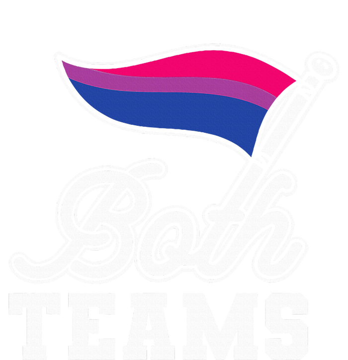 Bisexual Both Teams Quote Bi Flag Love & Pride Lgbtq T-Shirt