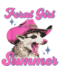 Feral Girl Summer Opossum Funny Vintage T-Shirt