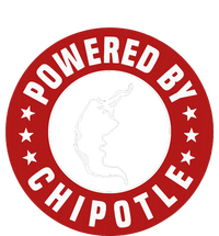 Funny Powered By Chipotle Design Chili Pepper Sweatshirt