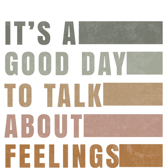 ItS A Good Day To Talk About Feelings Tal Stability Gift Striped Beanie with Solid Band