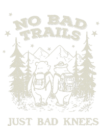 No Bad Trails Just Bad Knees Cute Bears Hiking Vintage T-Shirt