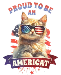 Proud To Be Americat Cute Cat Usa T-Shirt