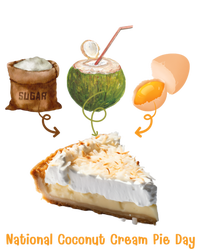 National Coconut Cream Pie Day 8th On May Coconut Milk Sugar Meaningful Gift Valucap Bio-Washed Visor