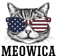 Meowica 4th Of July Cat American Flag Usa Dad Mom Kids Sweatshirt