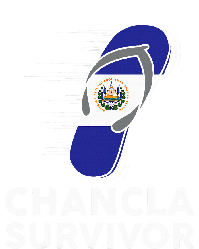 Chancla Survivor El Salvador Funny Salvadoran Flag Spanish T-Shirt