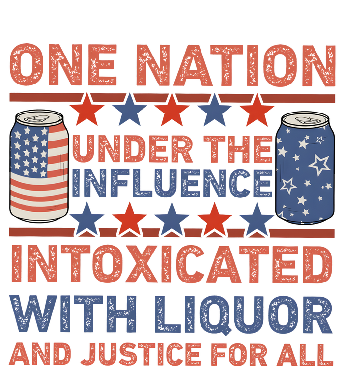 One Nation Under The Influence 4th Of July Intoxicated With Liquor Performance Sprint T-Shirt