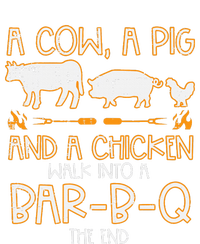 Cow Pig Chicken Walk Bar B Q Bbq Barbecue Grilling T-Shirt