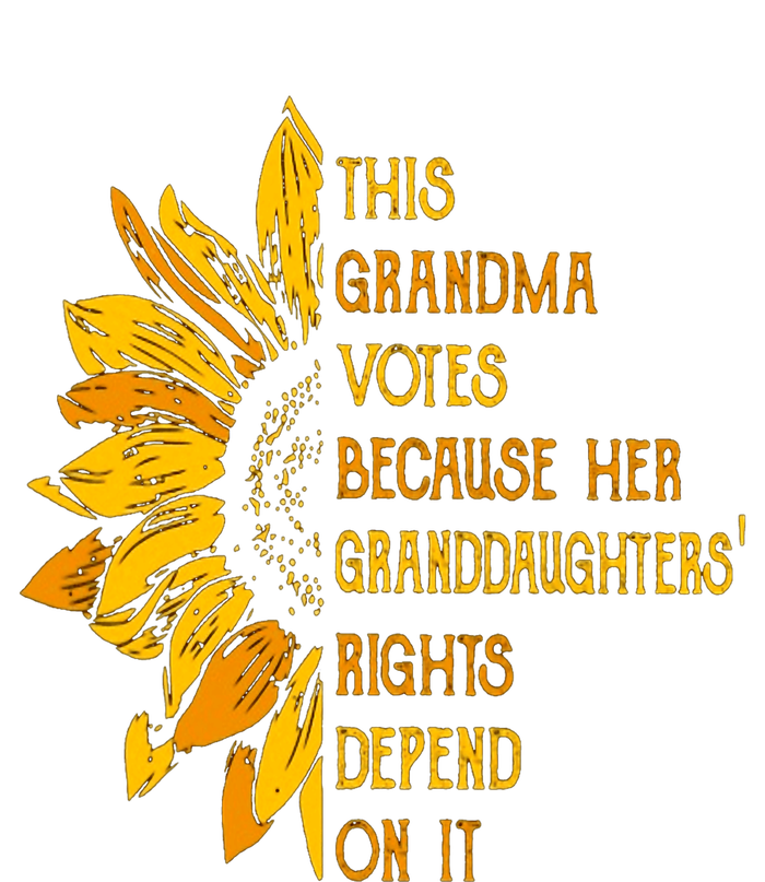 Sunflower This Grandma Votes Because Her Granddaughters Sustainable Bucket Hat