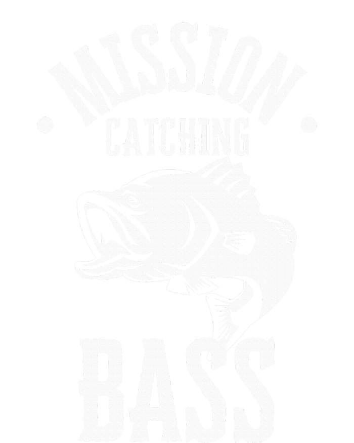 Mission Catching Bass Funny Fishing Poster