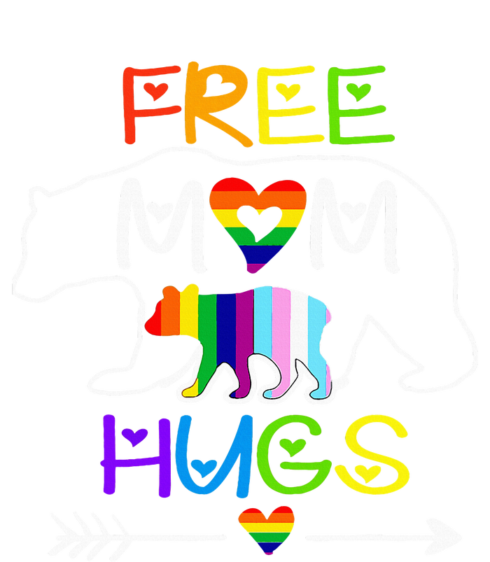 Lgbtq Pride Mama Bear Free Mom Hugs Pride T-Shirt