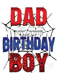 Dad Of The Birthday Boy Matching Family Spider Web Tie-Dye T-Shirt