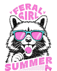 Feral Girl Summer Raccoon Vintage Premium T-Shirt