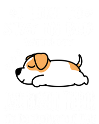 Stay In Bed With My Jack Russell Terrier Dog Puppy Dogs Gift Ladies Long Sleeve Shirt