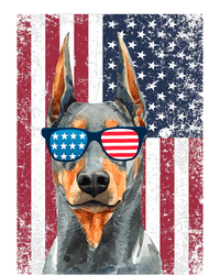 Patriotic Doberman Pinscher 4th Of July Usa American Flag T-Shirt