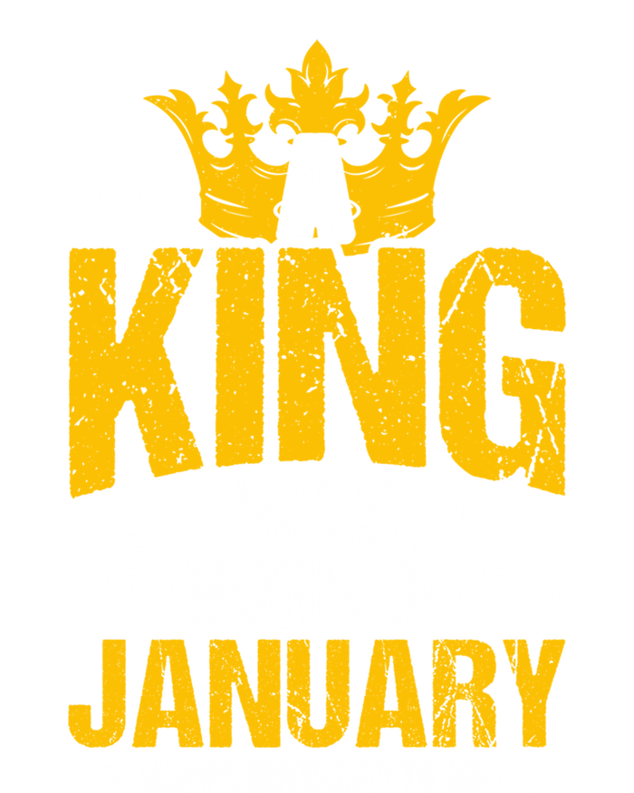 A King Was Born In January Happy Birthday To Me Party Gift T-Shirt