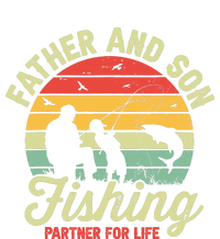 Retro Dad And Son Fishing Partners For Life Fathers Day Kids Hoodie