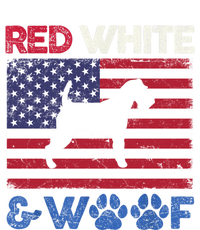 Red White And Woof Welsh Terrier Dog Us Flag Gift Ladies Essential Flowy Tank