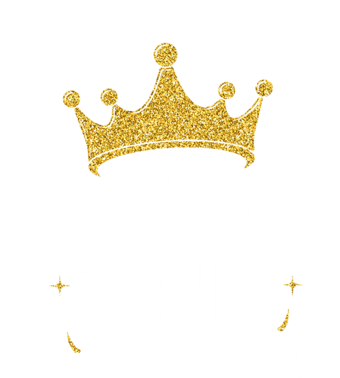 Birthday King Gold Crown Great Gift Evans Last Name Gift Kids Long Sleeve Shirt