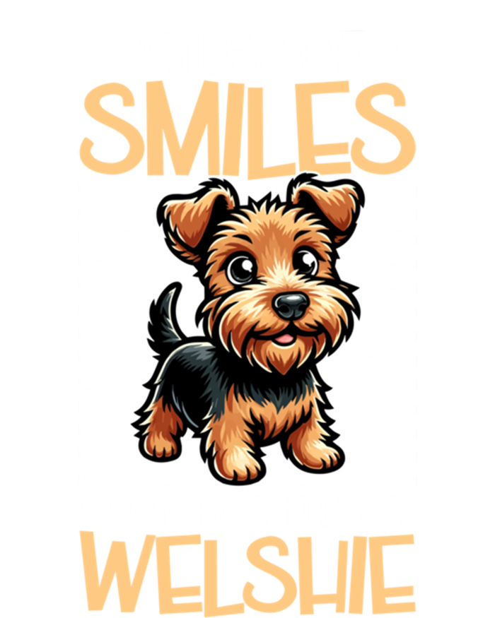 Running With My Welsh Terrier Funny Gift T-Shirt