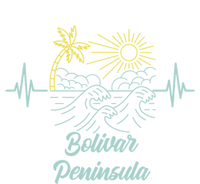 Bolivar Peninsula Texas Heartbeat Surfing Surfer Gift Premium T-Shirt