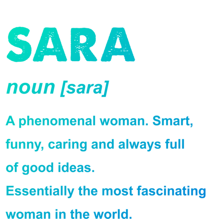 Sara Name Gift T-Shirt