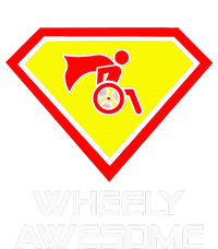 Wheely Awesome Funny Super Disabled Handicapped Wheelchair Grommeted Golf Towel