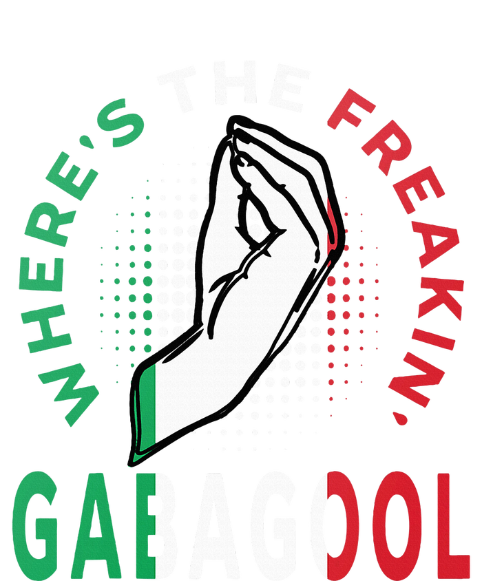 WhereS The Freakin Gabagool Meme Capicola Italian American Ladies Long Sleeve Shirt