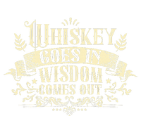 Whiskey Goes In Wisdom Comes Out Drinker Drinking Whisky Sustainable Beanie