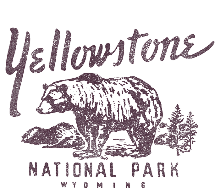 Yellowstone National Park Bear Flat Bill Trucker Hat