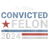 Trump 2024 Convicted Felon IM Voting Convicted Felon 2024 Full-Length Apron With Pockets