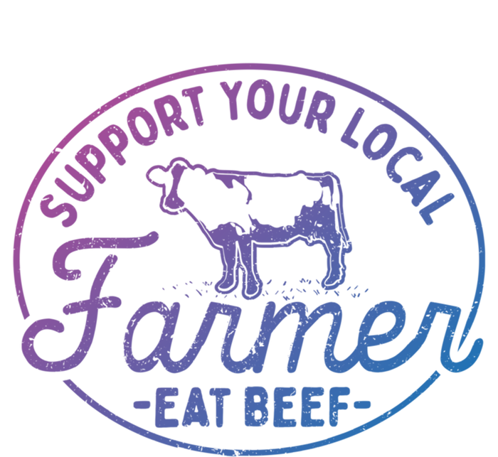 Support Your Local Farmer Eat Beef Gift Coaster