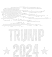 Trump 2024 Pro Trump American Flag Long Sleeve Pajama Set