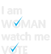 I Am Woman Watch Me Vote 2024 Blue Wave Vote Button