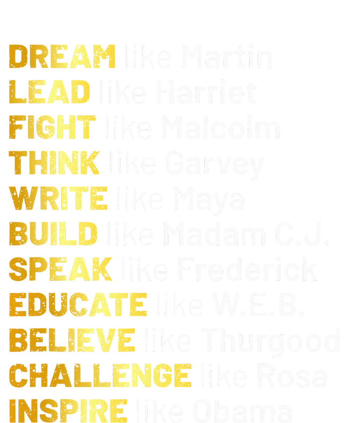 Dream Like Martin Lead Like Harriet Black History Month PosiCharge Competitor Tank