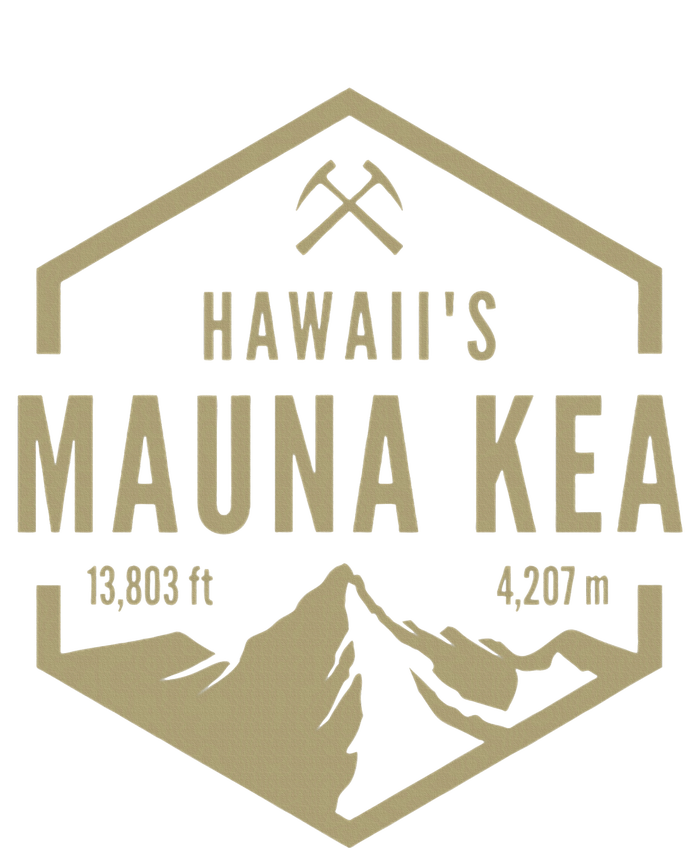 Hawaii Mauna Kea High Crown Mesh Back Trucker Hat