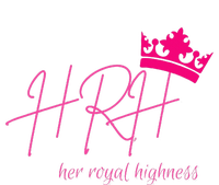 Hrh Her Royal Highness Pink Tiara Dry Zone Grid Polo