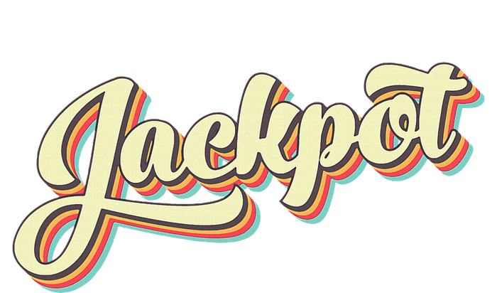 Jackpot Retro Art Baseball Font Vintage PosiCharge Competitor Tank