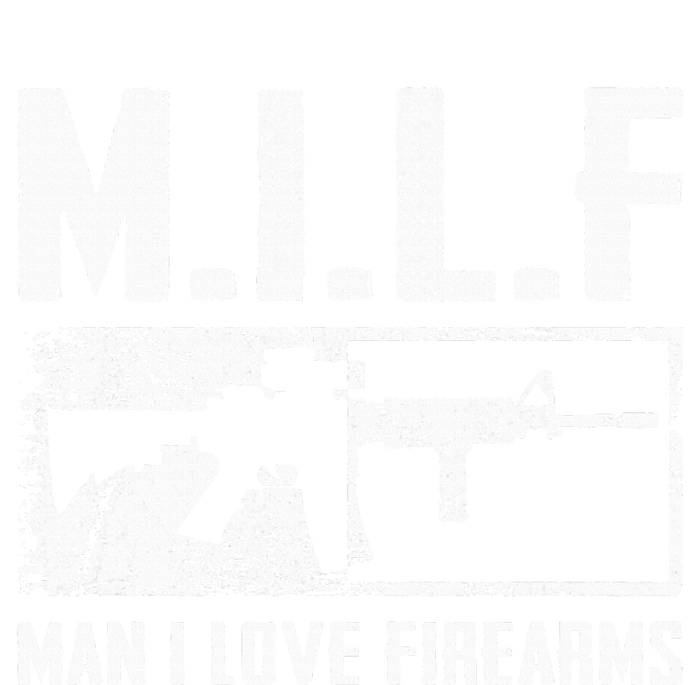 M.I.L.F Man I Love Firearms Funny Ar15 2a Pro Gun Rights Softstyle Adult Sport Polo