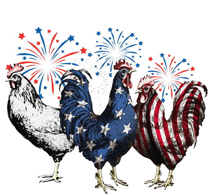 Funny Patriotic Usa Chicken  4th Of July Chicken Gift Women's Long Sleeve Flannel Pajama Set 