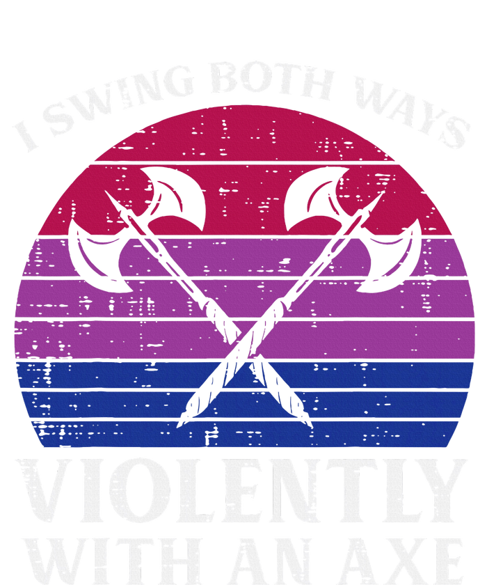 Bisexual I Swing Both Ways Axe Bi Pride Flag Lgbtq Toddler T-Shirt