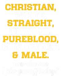 Christian White Straight Unwoke Pureblood Gun Owner & Male T-Shirt