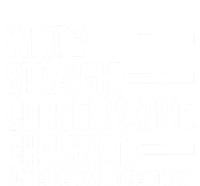 White Straight Conservative Christian Patriotic Christianity Coaster