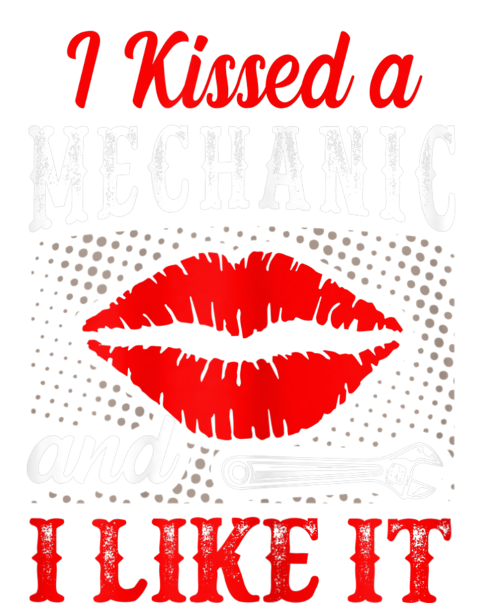 I Kissed A Mechanic And I Like It Funny Mechanic Lovers Long Sleeve Pajama Set