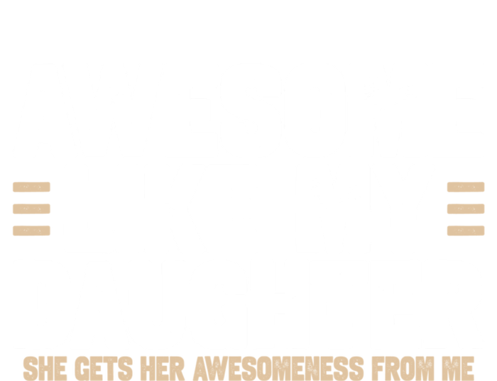 Awesome Like My Daughter Dad High Crown Mesh Back Trucker Hat